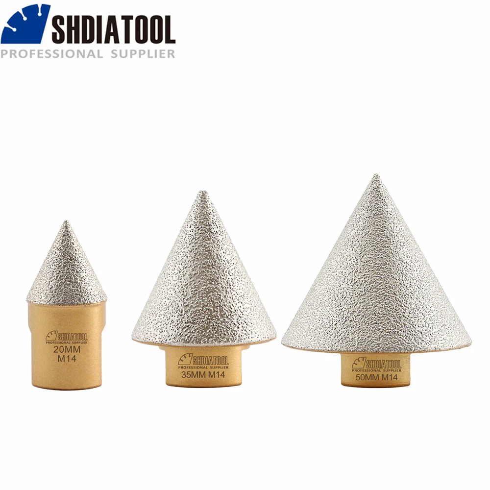 

SHDIATOOL 1pc Dia20/35/50mm Diamond Chamfer Bits Enlarge Shaping Grinding Hole Saw Tile Marble Ceramic Grinder Milling Crowns