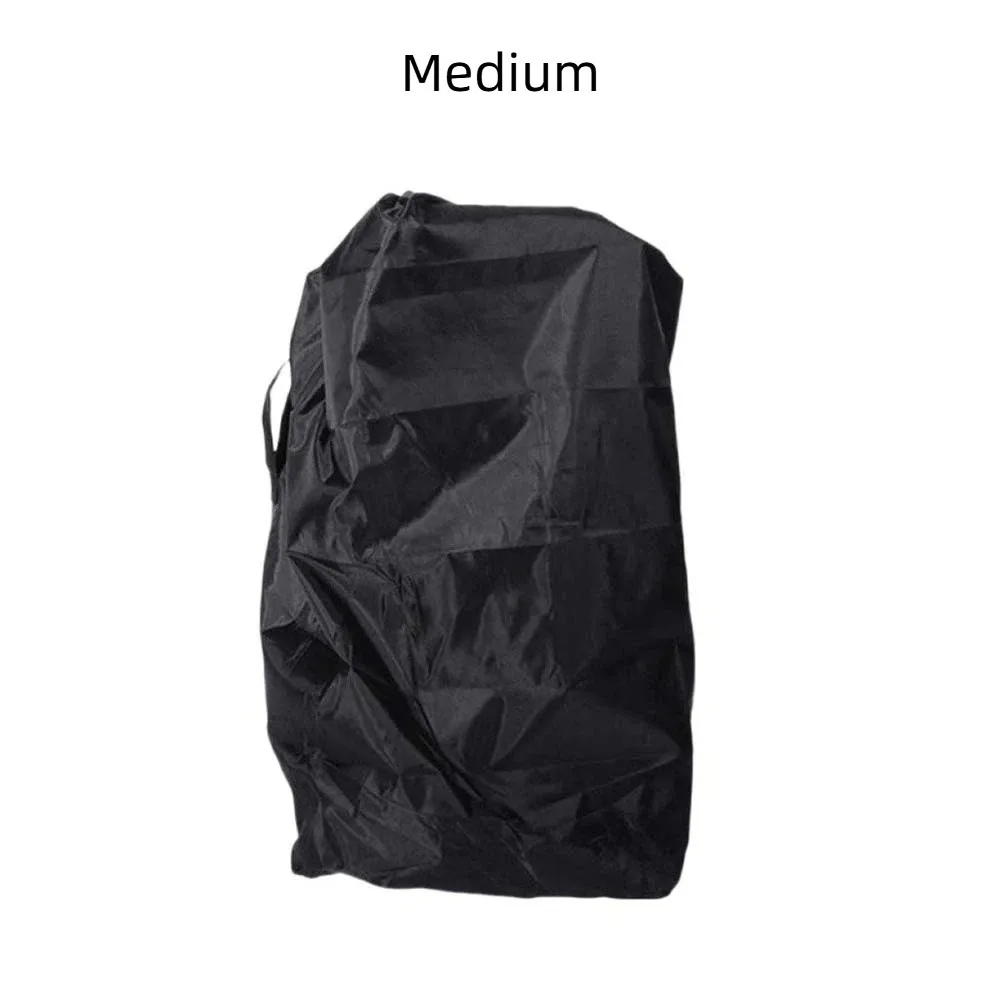 Water-Resistant Stroller Travel Bag Oxford Cloth Drawstring Closure Pram Storage Organizer Foldable Design Heavy-Duty