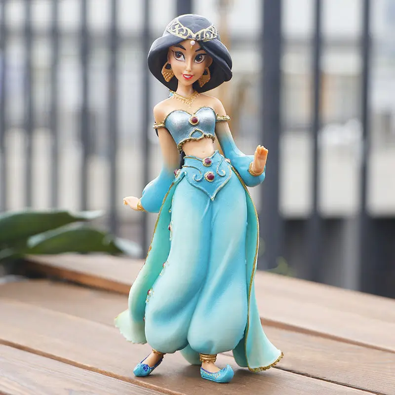 Disney Anime Cartoon Character Rapunzel  White Snow Jasmine Figurine  Resin Figurine  Doll Gift  Room Decoration For Girls