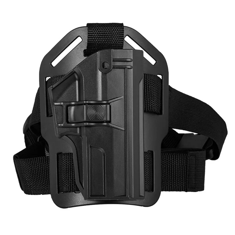 Plastic Steel 360-Degree Rotating Holster Taplastic-Steel Czech Czp07 P09 Holster Waist-Mounted Chest-Mounted Drop-Down Gaiter H