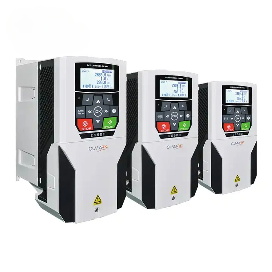 Cumark ES580 AC variable frequency drive inverter 5.5kw, VFD 5.5kw with Profibus Modbus CANopen Profinet EthCAT optional