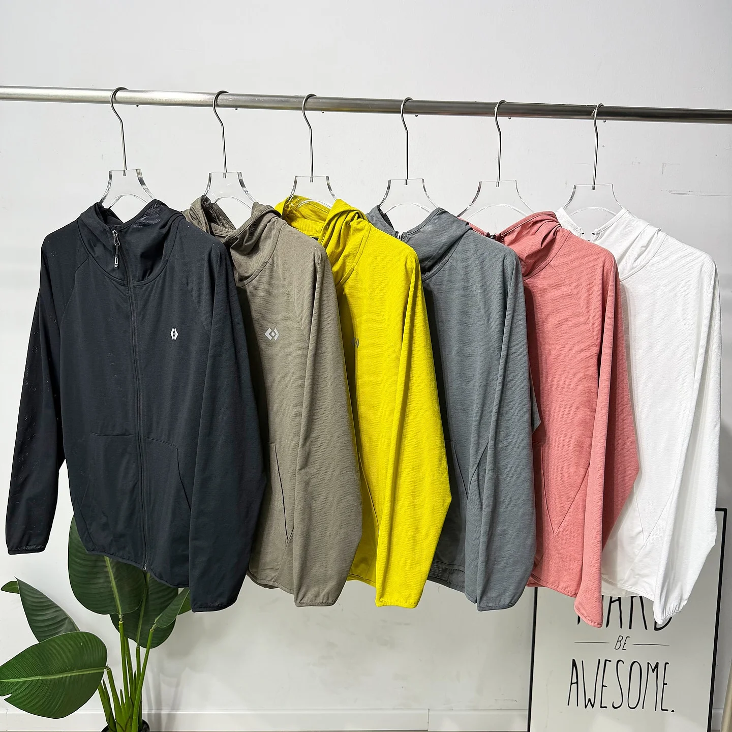 

Men's Outdoor Open Cardigan Jaet Qui Dry Breathable Polyester Fabric Spring Summer New Arrival Casual Sle Long Sve