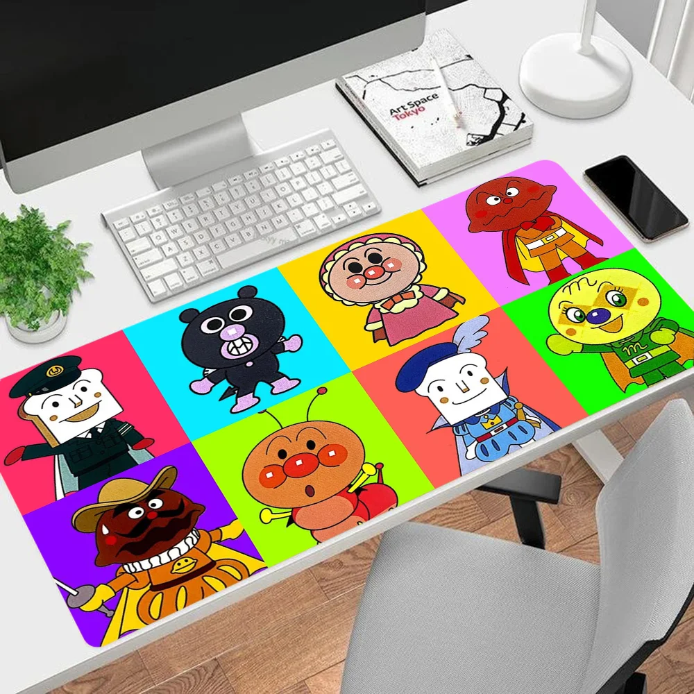C-Children-anpanman Mousepad INS Tide Large Cartoon Anime Gaming Mouse Pad Keyboard Mouse Mats Desk Mat Accessories