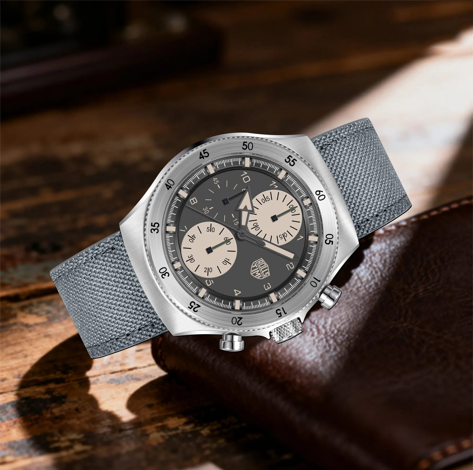 

RollsTimi 2026 New Men's Quartz Watch 100-Meter Waterproof High-End Luxury Limited Edition Small Three-Pin Stainless Steel Watch