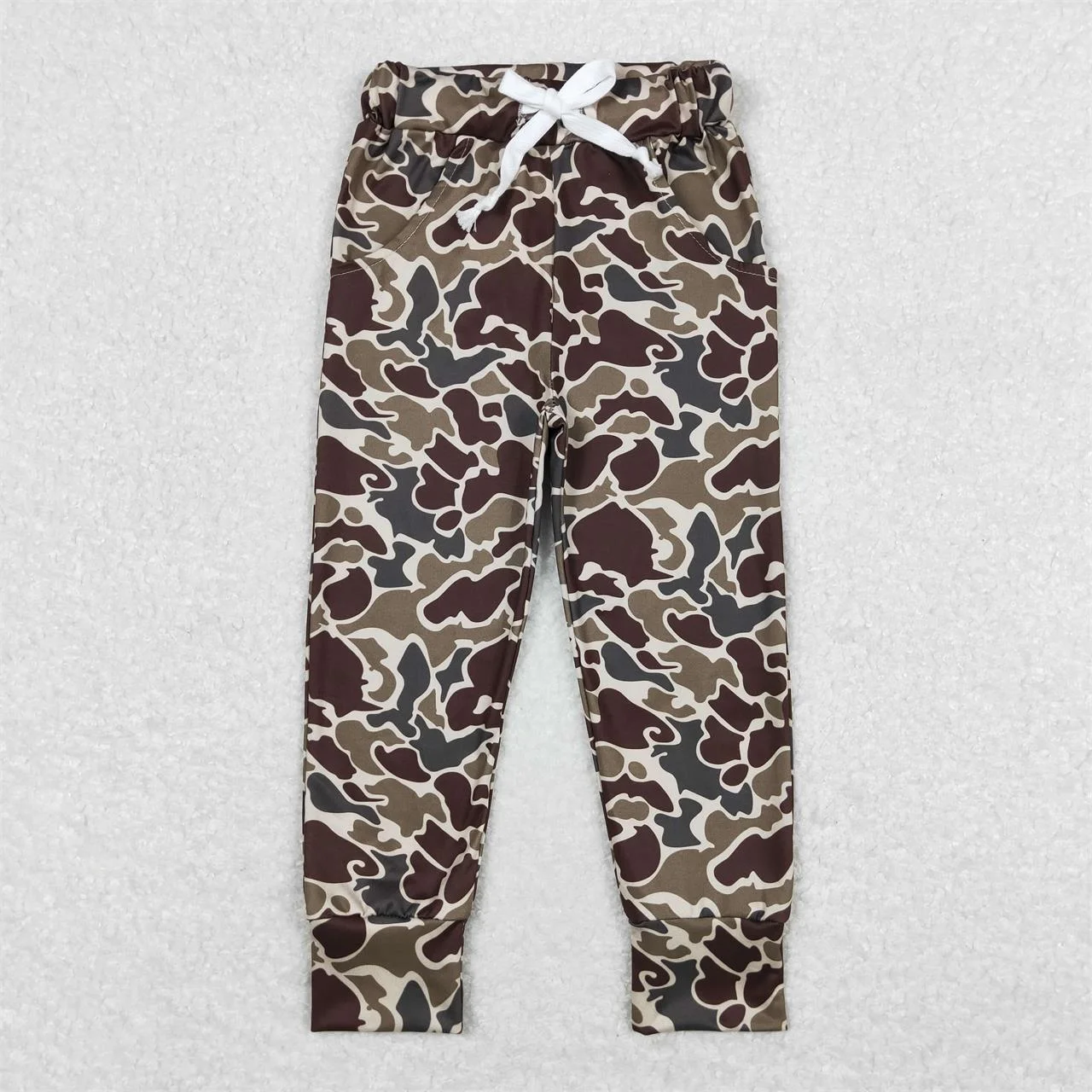 Wholesale Infant Baby Boy Camo Trousers Toddler Spring Fall Children Clothes Kids Pocket Pants Clothing