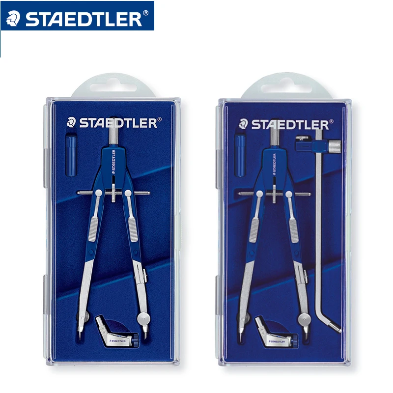 1 pc STAEDTLER 552 01 02 Precision Drawing Metal Pencil Compass Professional Drafting Tools Office Student Supplies