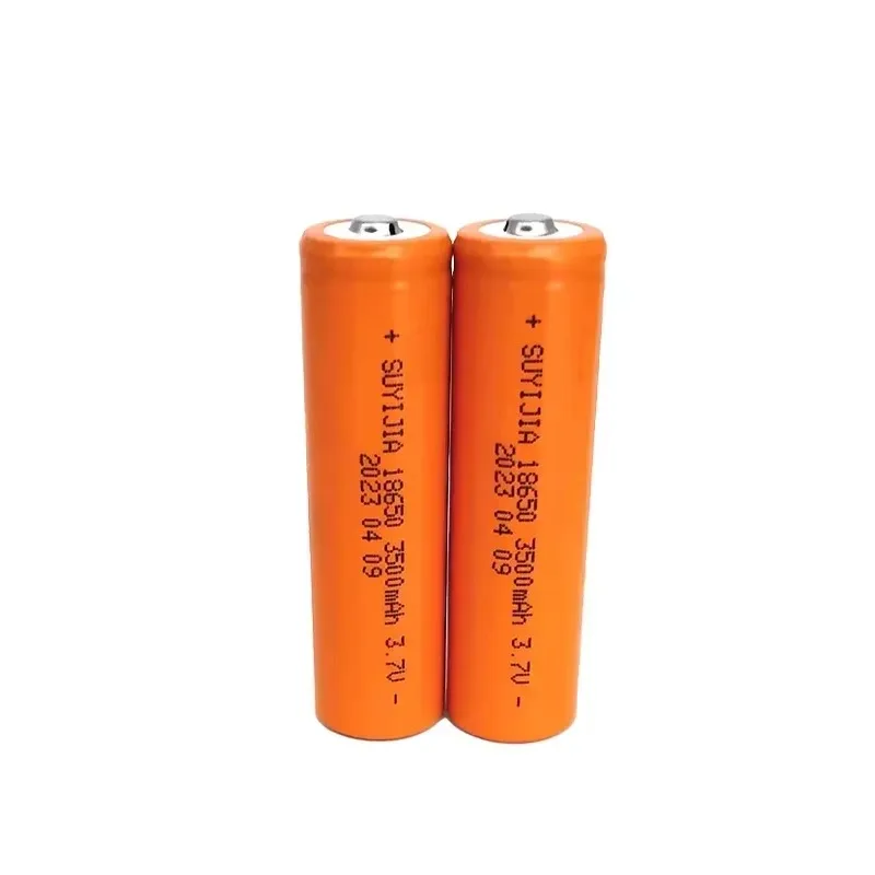 True Capacity 3.7V 18650 3500mAh Lithium Battery Rechargeable Li Ion for Handheld Fan LED Light Flashlight Screwdriver Batteries