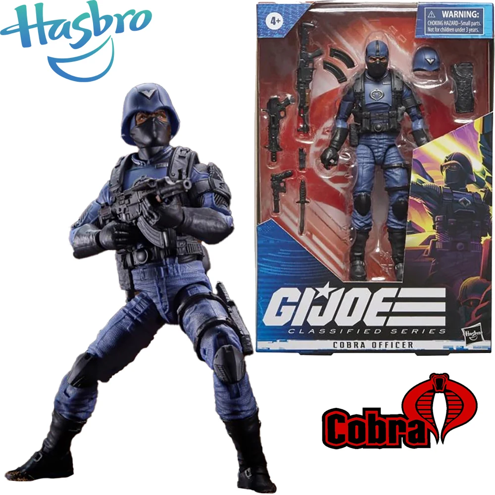 In Stock Original Hasbro G.i. Joe Classified Series #37 Cobra Officer 6 Inch Action Figures Model Toys Gifts For fans Boys