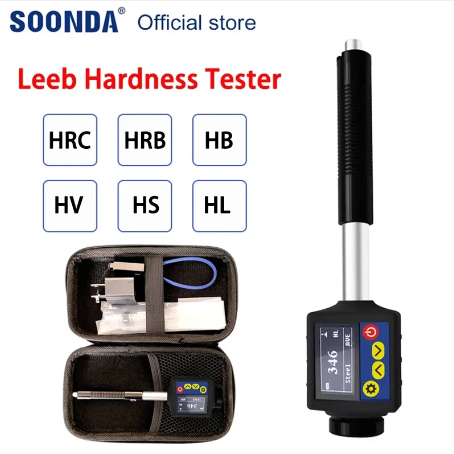 

Pen-type Portable Leeb Hardness tester Digital Metal hardness tester for Stainless Steel Range hrc hrb hb hl hv hs durometer