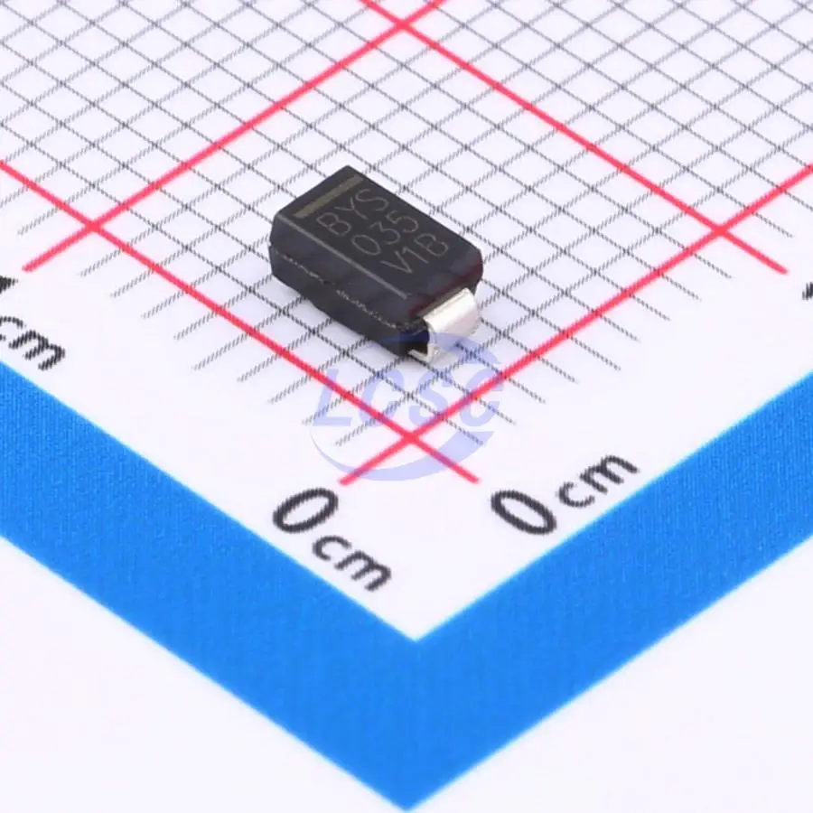 20-100Pcs/Original BYS10-35-E3/TR Mark Code BYS035 1 Freestanding Diode 35V 500mV 1.5A SMD DO-214AC SMA Single Diodes