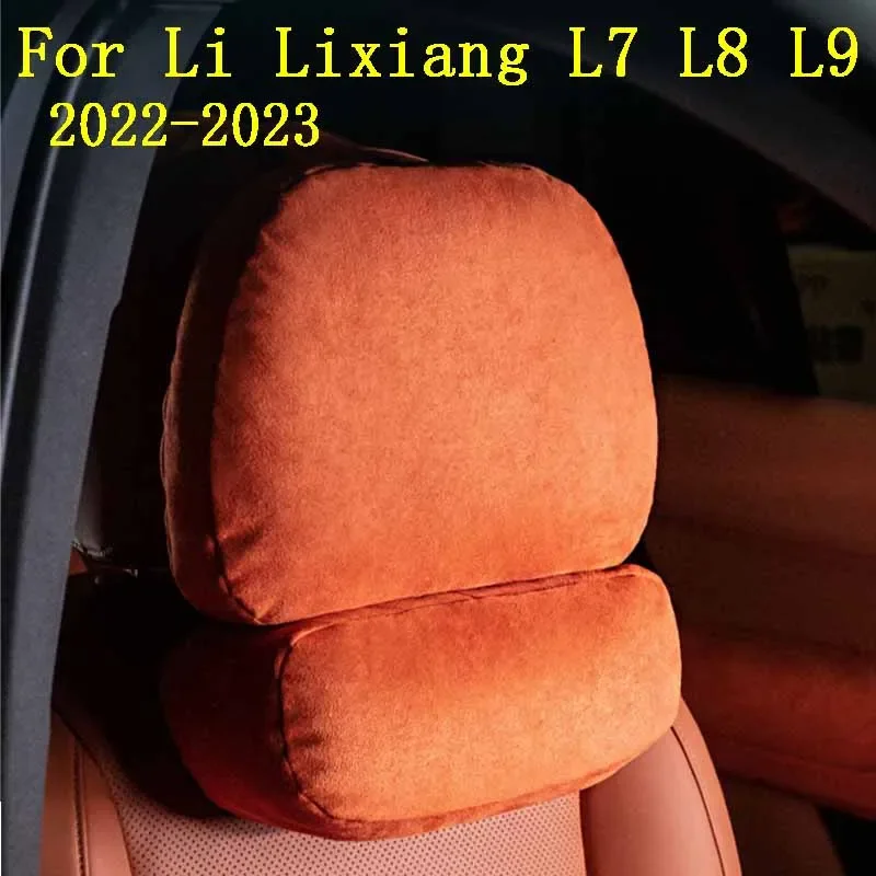 For Li Lixiang L7 L8 L9 2022-2023 Car Headrest Lumbar Pillow Original Neck Pillow Cushion Interior Decoration Accessories