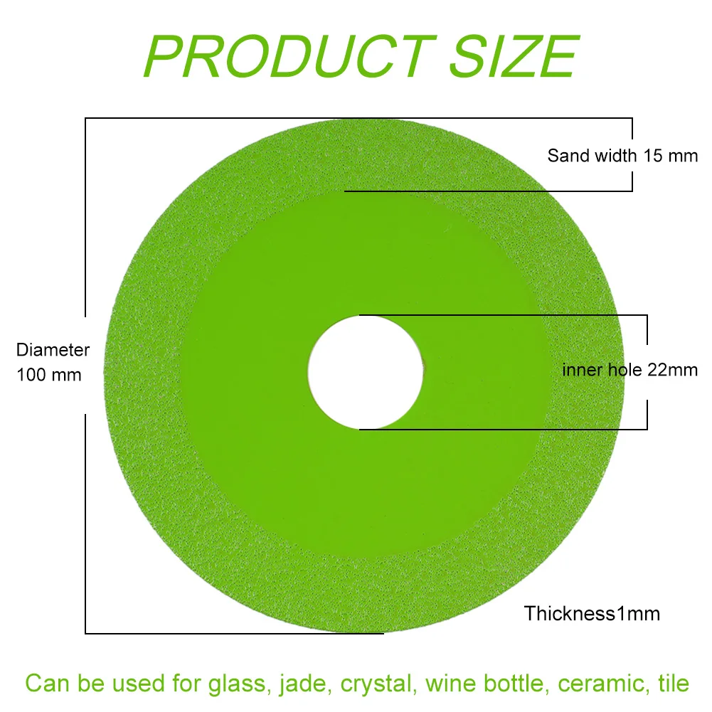 Trwała wysokiej jakości tarcza szlifierska elektronarzędzie 22mm szlifierka kątowa płytka ceramiczna cięcia szkła ze stali szampana