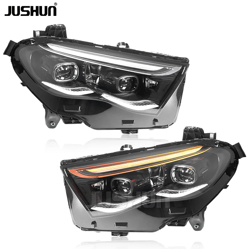 JUSHUN LED المصباح لمرسيدس بنز E-Class W214 2024-2025 الجبهة ضوء المصباح رئيس ضوء ترقية التوصيل والتشغيل #1