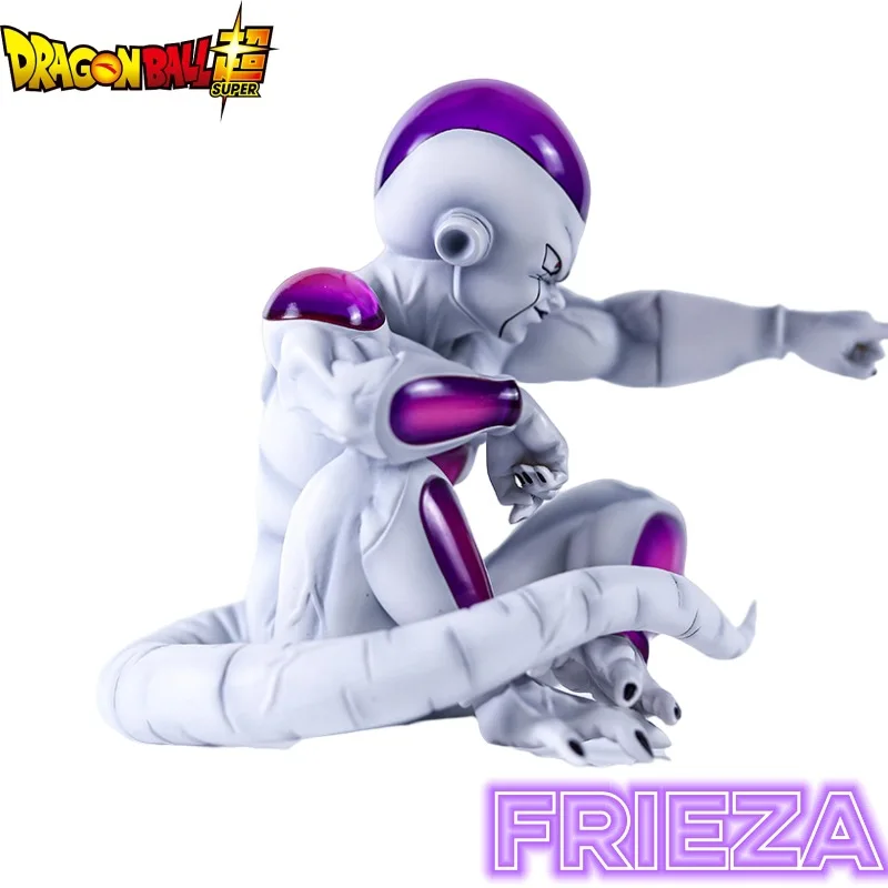 13 cm Dragon Ball Frieza FC Figura seduta Posa PVC Anime Figurine Modello di auto e ornamento da tavolo Giocattolo da collezione Regalo per i fan