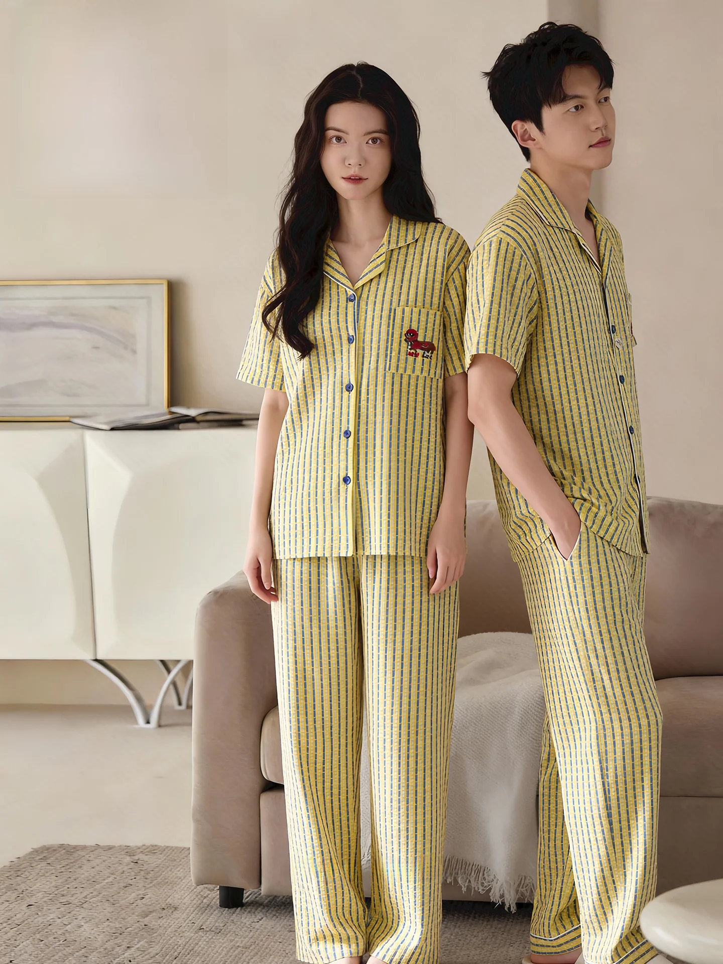 pantalon-long-en-flanelle-de-coton-a-carreaux-pur-coton-pour-couple-printemps-ete-vetements-d'interieur-et-d'exterieur-ideal