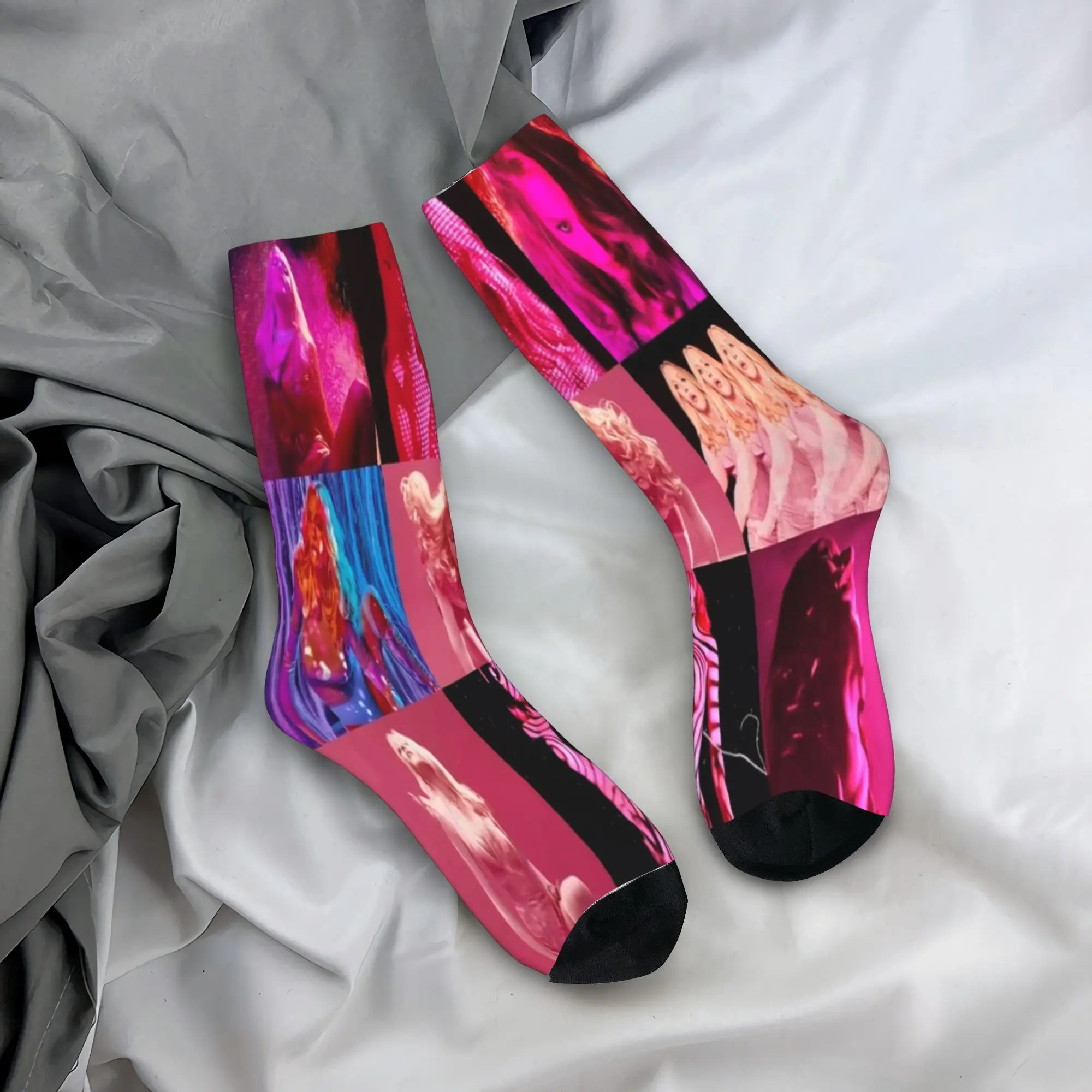 Harajuku Unisex Socks Madonnas CONFESSIONS II Tour 2026 Merchandise Soft  Graphic Dress Socks Spring Autumn Winter