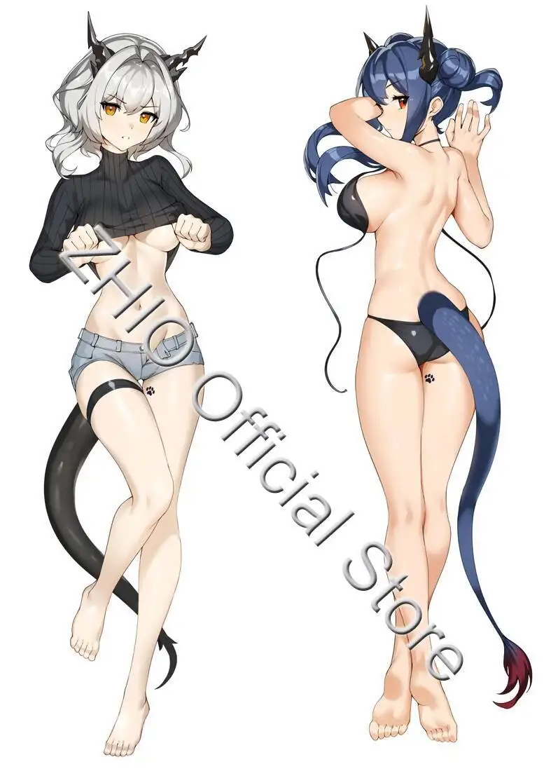 

Arknights Chen Dakimakura Waifu 2-сторонний принт на петлях для тела наволочка Рождественский подарок 2WAY аниме наволочка