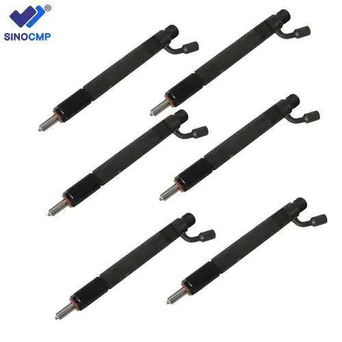 Imagen 1 del producto Inyectores de combustible 3283160 C3283160, motor para CUMMINS C8.3L 6C 6CT 6CTA 6CTAA Bosch 0432191592 VW 2UO130201B FORD BG2X 9E527 BA, 6 unidades