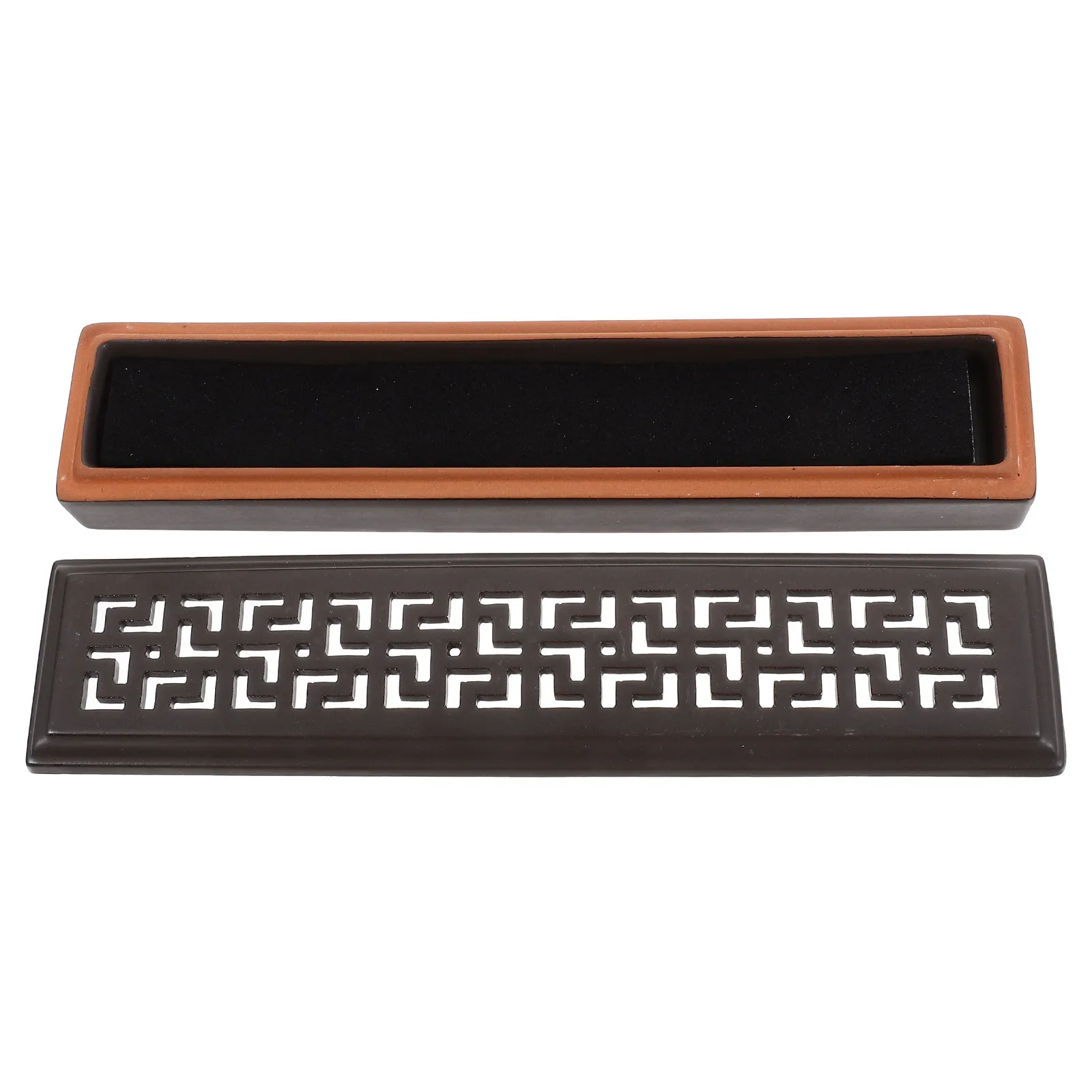 Burner Incent Stick Holder Ceramic Aromatherapy Smudge Ncense for Sticks Insence Black Cute Intense