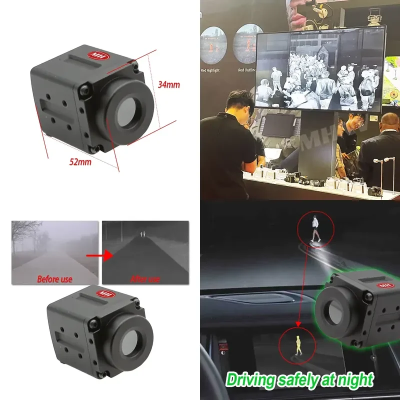 MHNV Advanced Driver Assist Systems (ADAS) IP67-rated Self-Driving Test Vehicle Featuring Automatic Car Camera