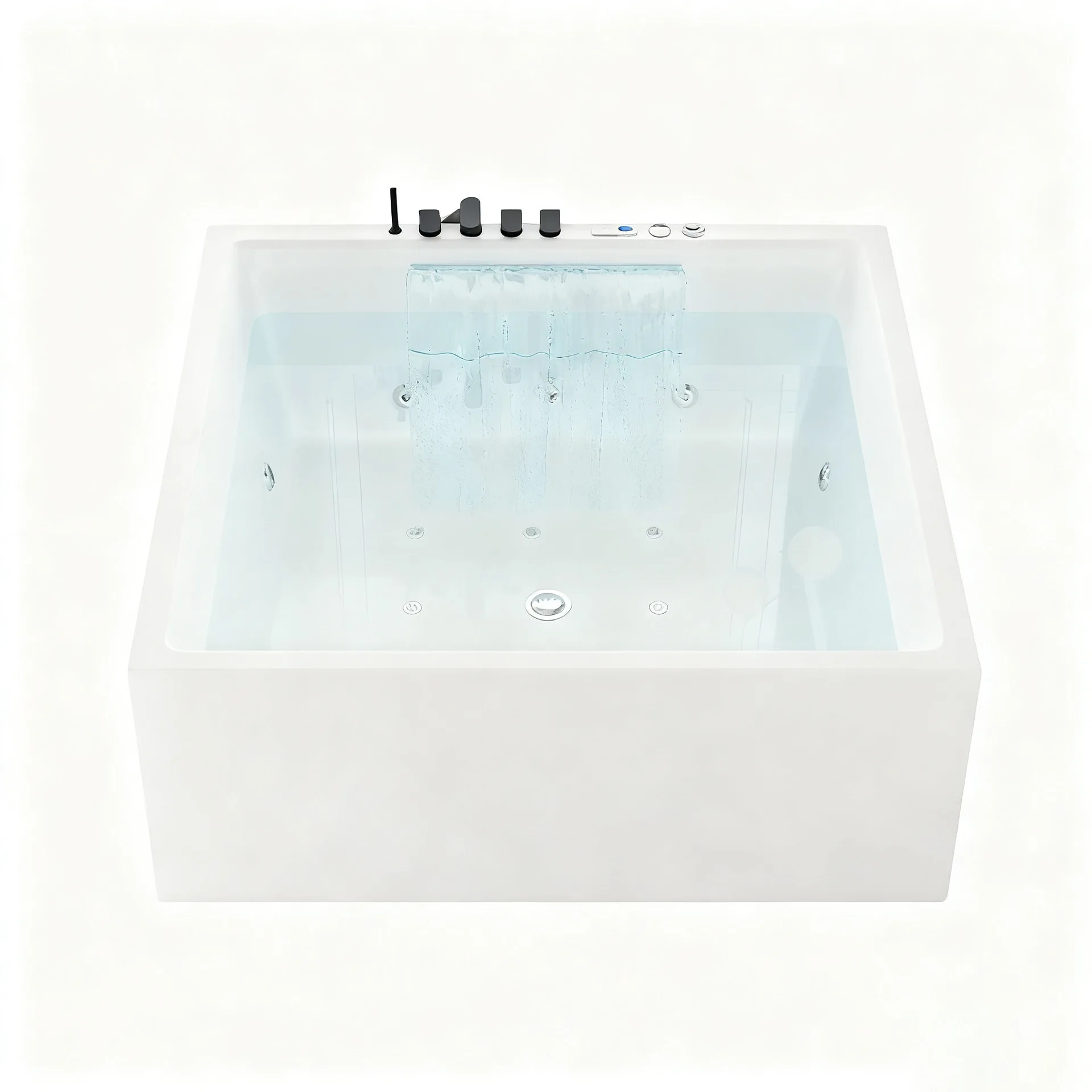 

Double Jacuzzi Acrylic Bathtub Household Small Unit Constant Temperature Integrated Independent Square