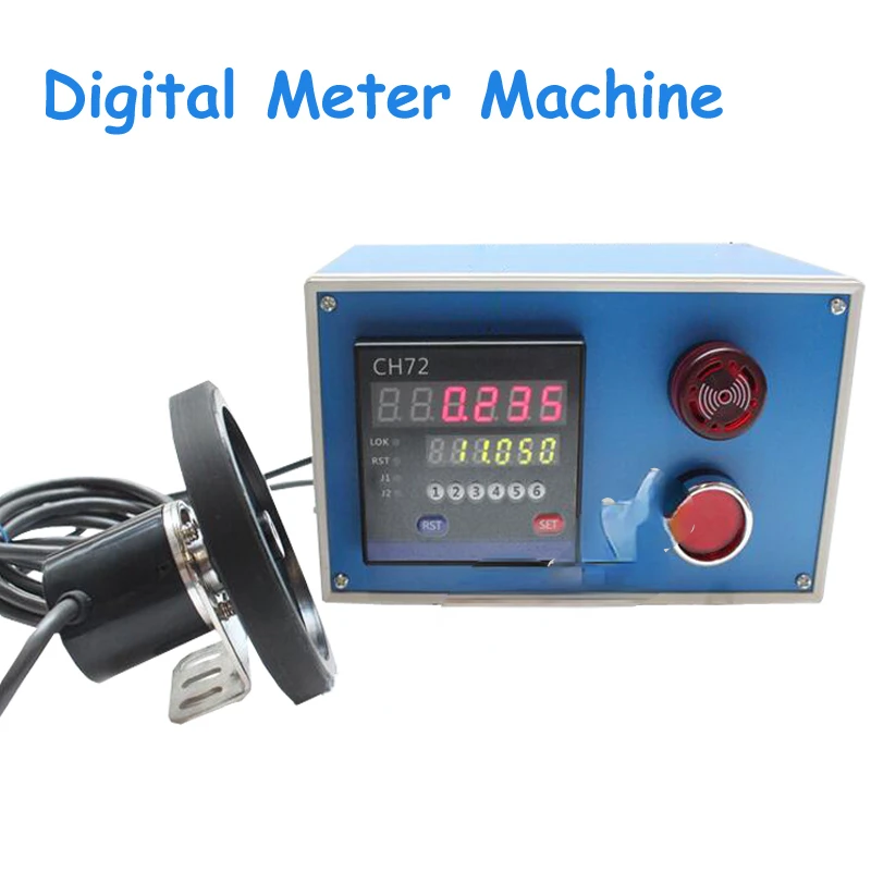 

Electronic Digital Meter Electronic Encoder Digital Length Counter Meter Wheel Roll Length Measuring Meter Testing Equipment