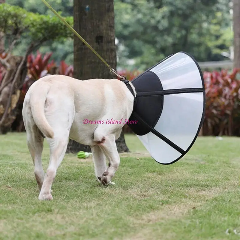 طوق مخروط القطط مريح لاستعادة ما بعد الجراحة وحماية الجرح HX6C