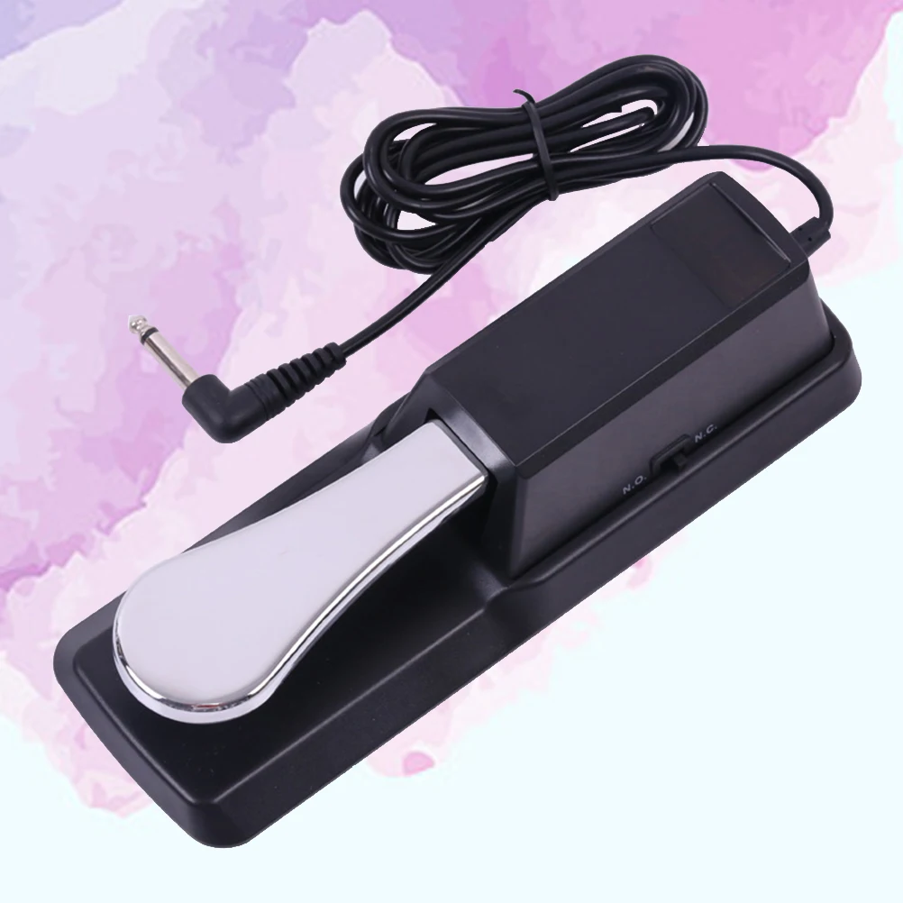 Classic Alloy Sustain Pedal For Keyboard Piano Digital Instruments Non-Slip Rustproof Half-Pedal Compatible With Yamaha view 6