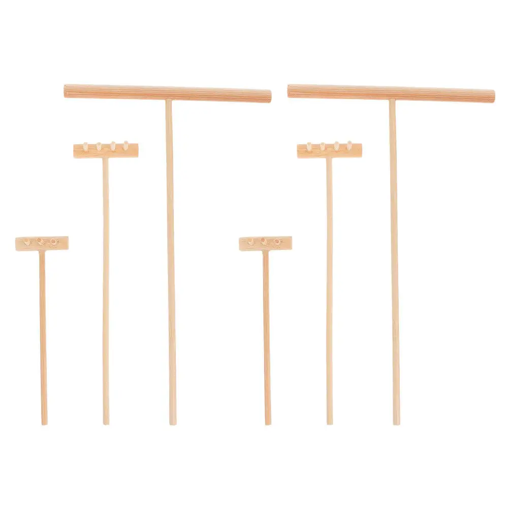 2Sets Mini Rake Set Sand Table Supply Micro Landscape Decorations Perfect for Meditation Sand Garden and Desktop Relaxation