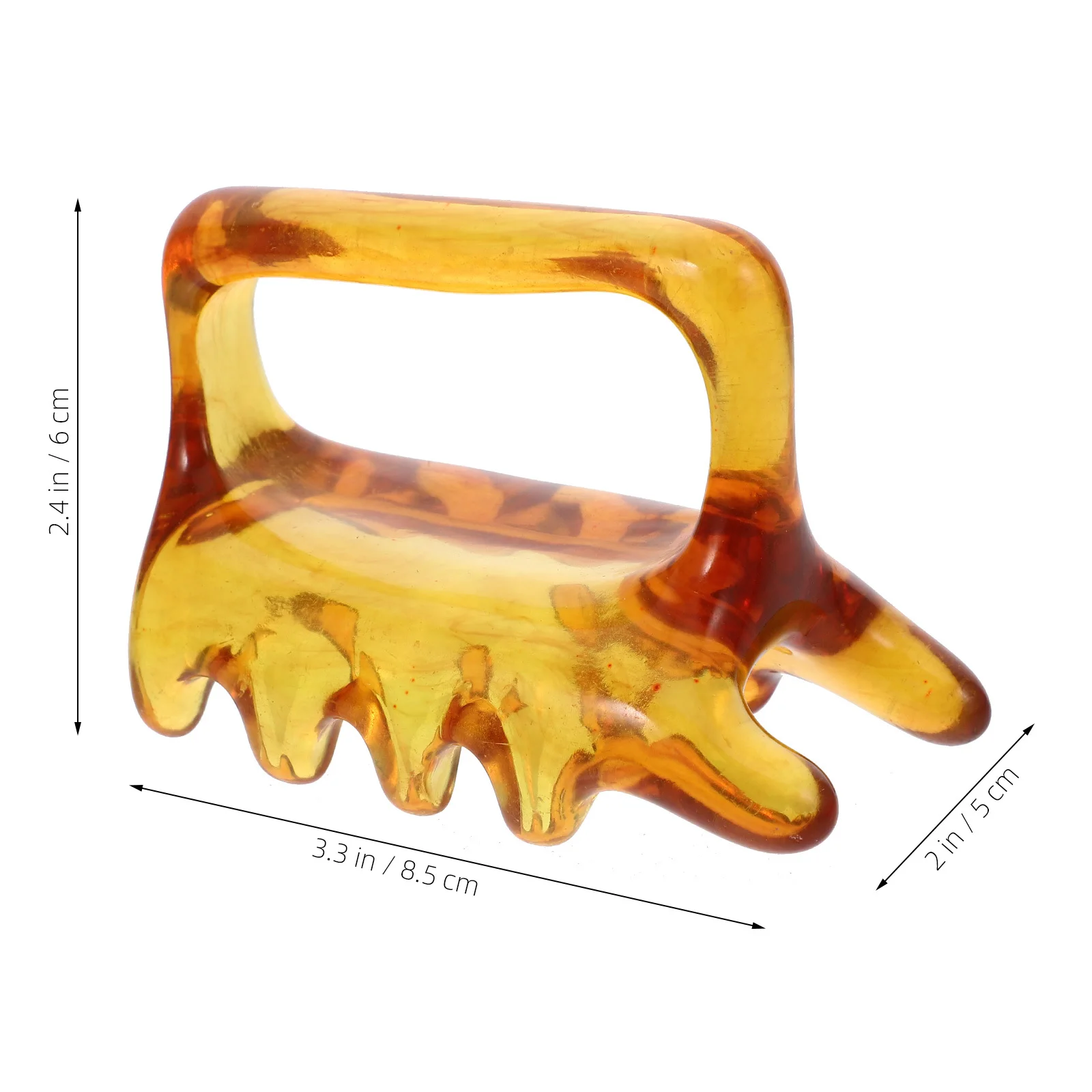 Dubbele Push Schraper Hars Draagbare Schouder Nek Massager Spier Ontspanning Therapie Tool voor Lichaam Beeldhouwen Deep Tissue