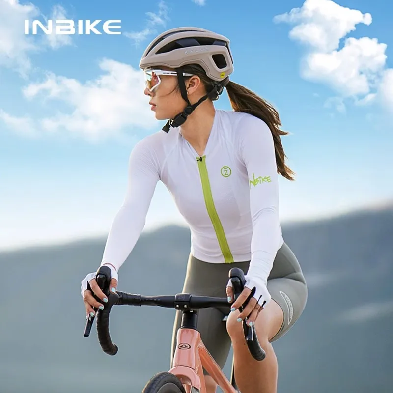 

INBIKE 2025 Womens Cycling Jersey Short Sleeve Mountain Bike Tops Shirt for Ladies Ultra-breathable Cycle Bicycle Biking Clothes