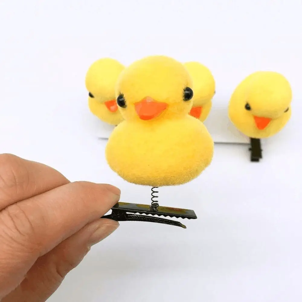 Personalized Dog Duck Hair Clip Star Plush Chicken Barrettes Hair Accessories Korean Style Daily