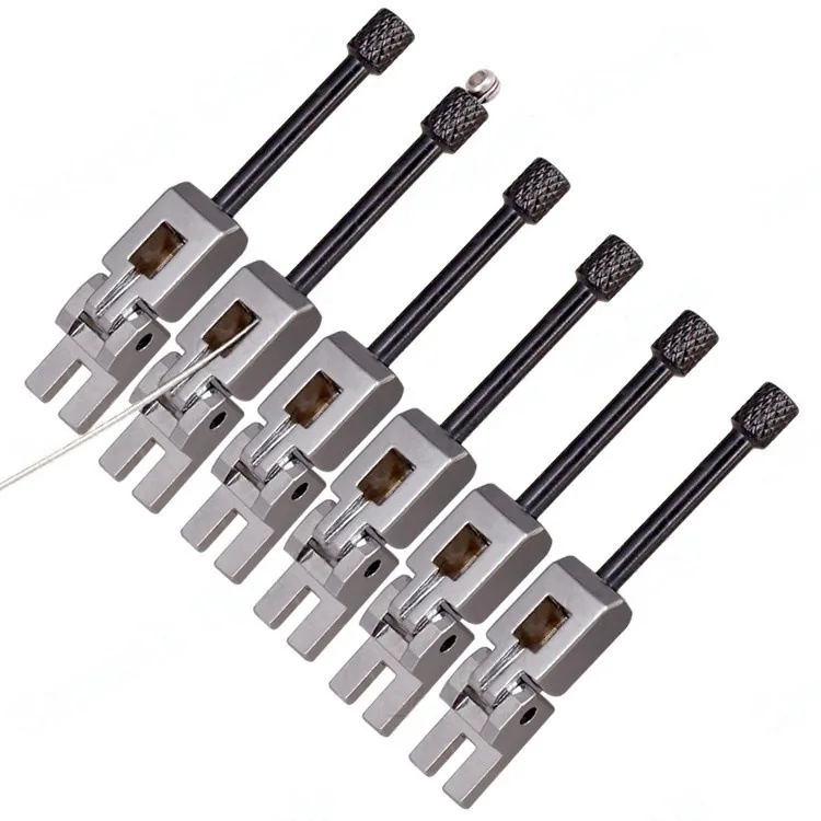 Electric Guitar Double-shake Bridge Tremolo System Tailpiece String Bar String Saddle Can Be Directly Stringed