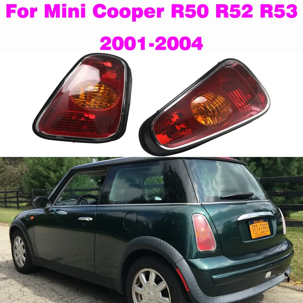 Pair Left&Right Tail Light For Mini Cooper R50 R52 R53 2001 2002 2003 2004 Rear Taillight Warning Light Reversing Light
