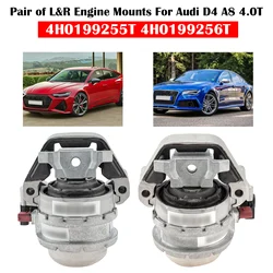 Artudatech Left/Right Engine Motor Mount With Sensor 4H0199255T 4H0199256T For Audi S6 RS6 S7 RS7 4.0L