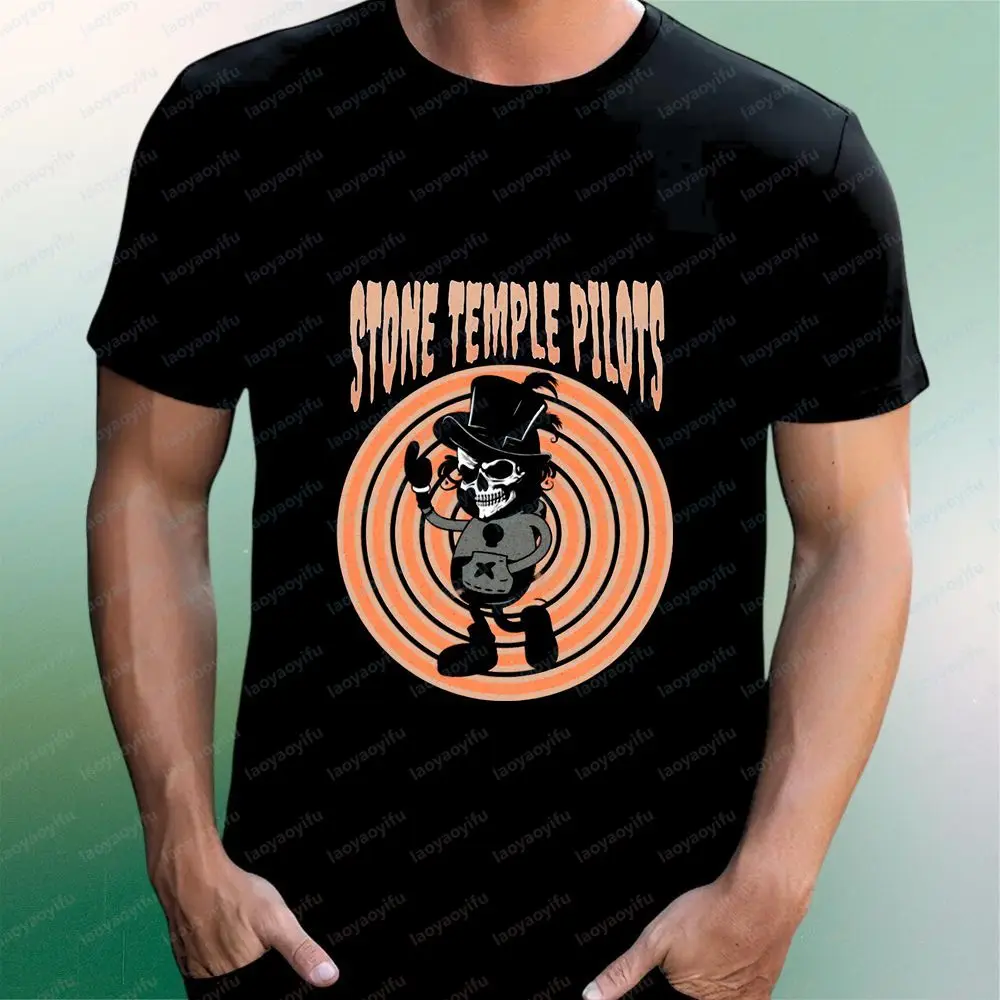 Stone Temple Pilots - Summer Casual Trendy All-Purpose Short-Sleeved Men's and Women's Round-neck T-Shirt