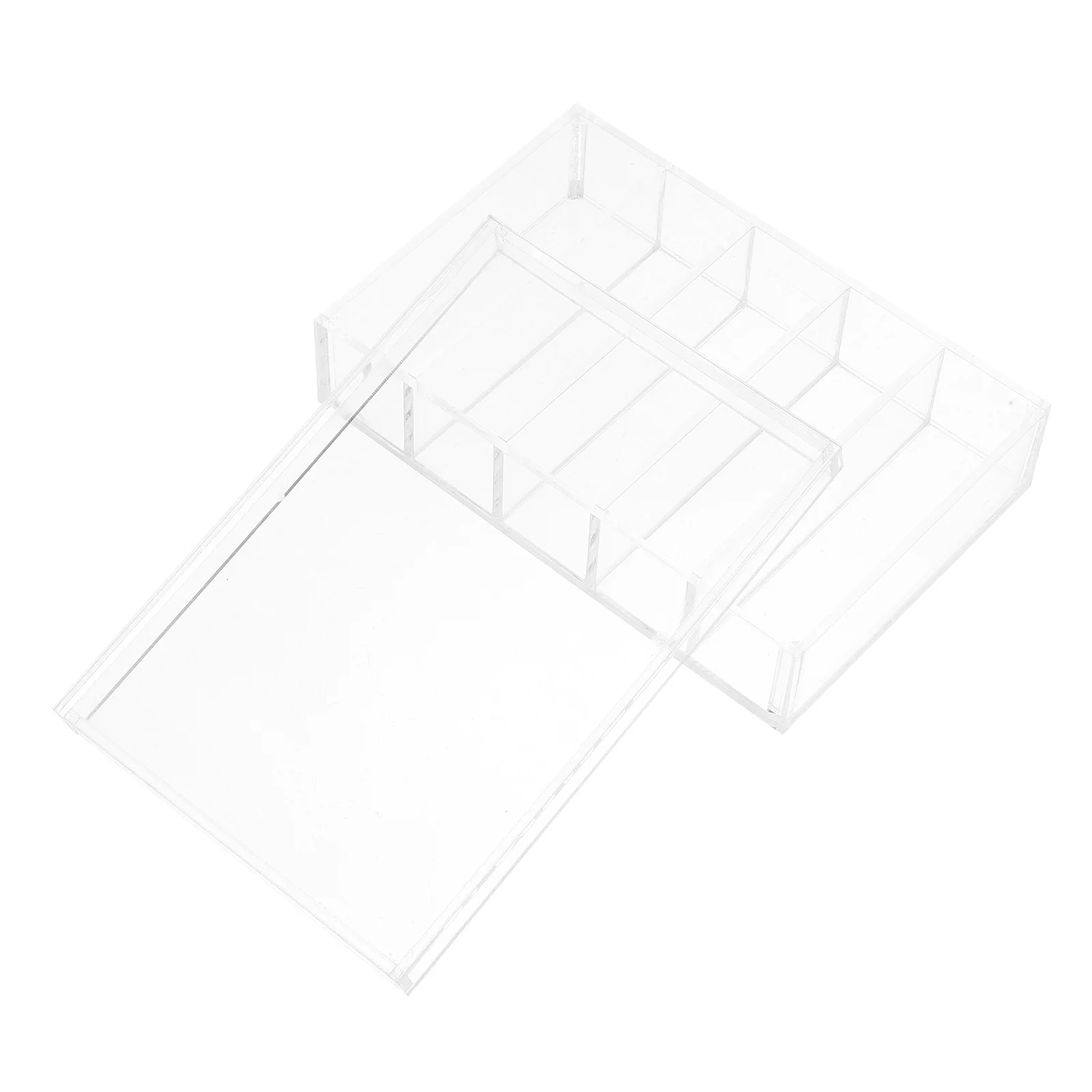 Transparent Acrylic 5-Compartment Incubation Box For Laboratory School Science Experiments Breeding Isolation Fish Gecko