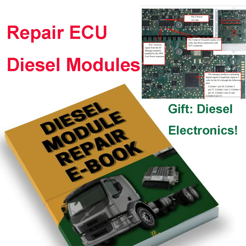 

ECU Modules Repair Diesel Electronics Mapped Schemas of PLD Common Rail System Sie-mens for Ford EDC for Volvo for Benz-Mercedes