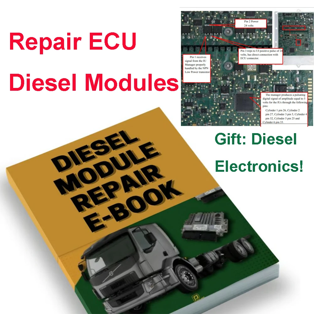 ECU Modules Repair Diesel Electronics Mapped Schemas of PLD Common Rail System Sie-mens for Ford EDC for Volvo for Benz-Mercedes