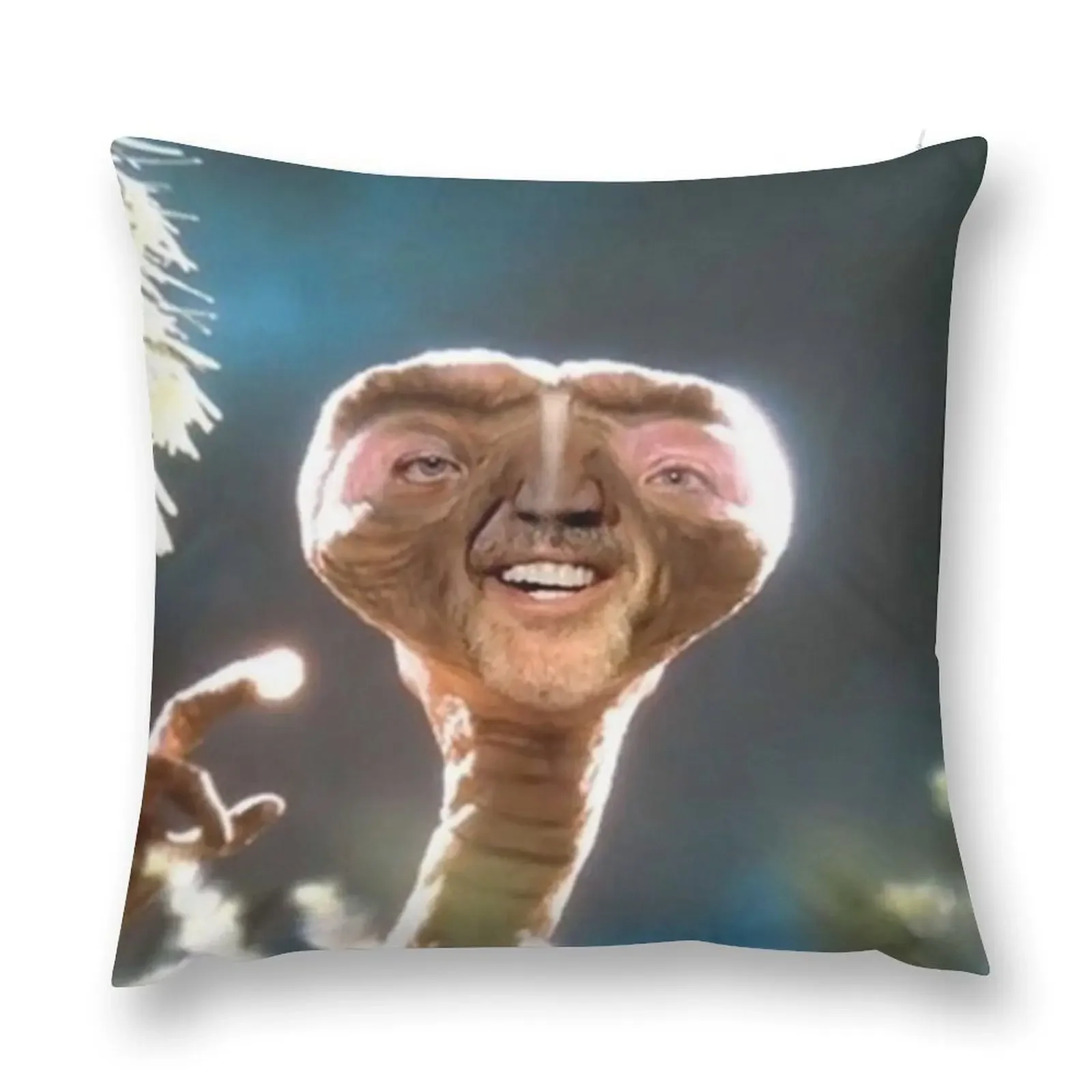 Nicolas Cage as ET Throw Pillow Decorative Cushion Pillow Case Christmas Couch Pillows Sofa Cover pillow