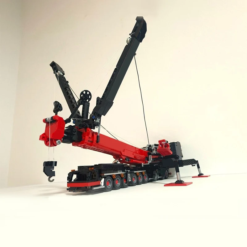 2132 PCS High Tech Mechanische MOC Middelgrote mobiele kraan Model Aangepaste puzzel Technische doe-het-zelf-sets Creatieve montage Speelgoed Geschenken