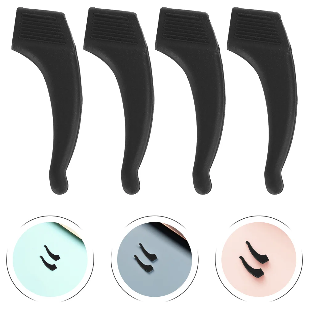 

100Pairs Silicone Nonslip Ear Grips Eyeglass Retainers Universal Fit for Glasses Sunglasses Sports Comfortable Durable
