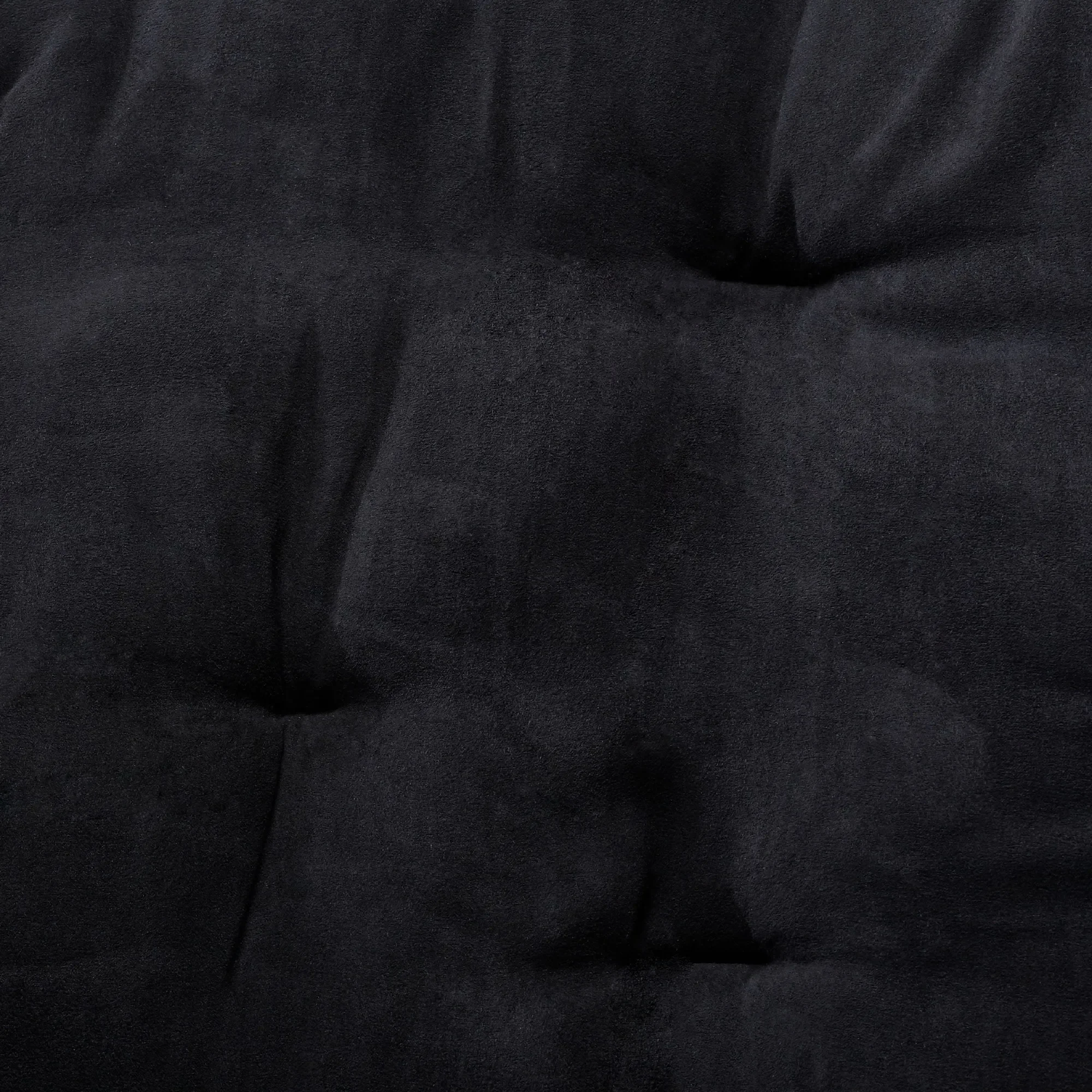 كرسي قابل للطي على شكل فراشة من قماش الجلد السويدي الصغير باللون الأسود، مدمج وخفيف الوزن للمناسبات الخارجية، مريح وسهل الحمل