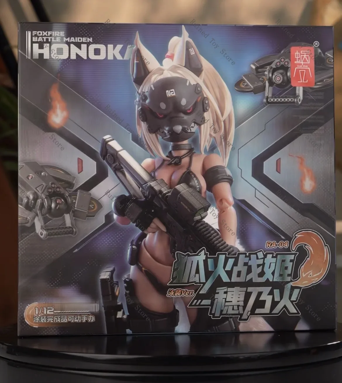 In Stock Snail Shell Swimsuit RA-04 Fox Samurai Girl Huino Hui Ver. Action Collectible Figure 1/12, Toy