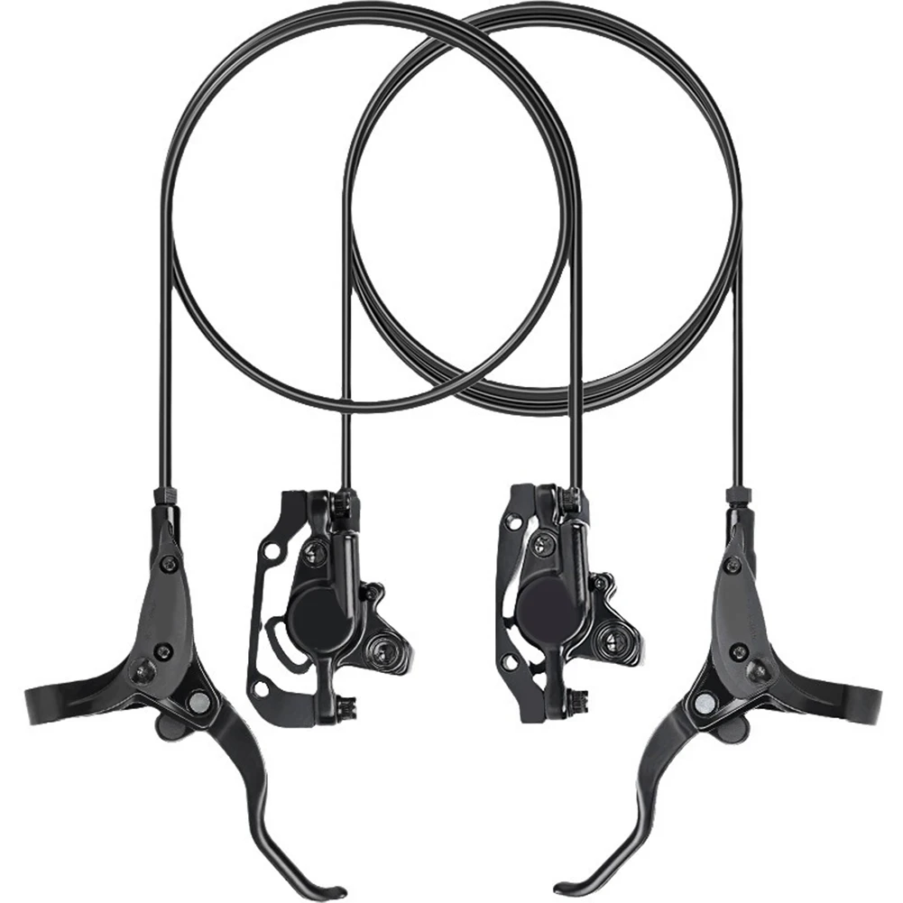 

2 шт., масляный тормоз, комплект масляного тормоза для горного велосипеда, модифицированный зажим для дискового тормоза под давлением масла в сборе, регулируемый тормозной рычаг, двойной поршень