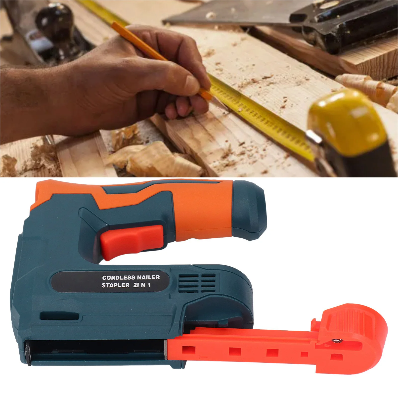 

Пистолет для гвоздей с питанием от аккумулятора. Беспроводной гвоздезабивной пистолет для гвоздей с зарядкой через USB. Пистолет для гвоздей с питанием от аккумулятора для деревообработки. Электрический степлер.