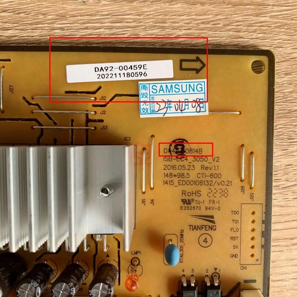 DA41-00814B DA92-00459E Nowy moduł falownika płyty głównej do lodówki Samsung