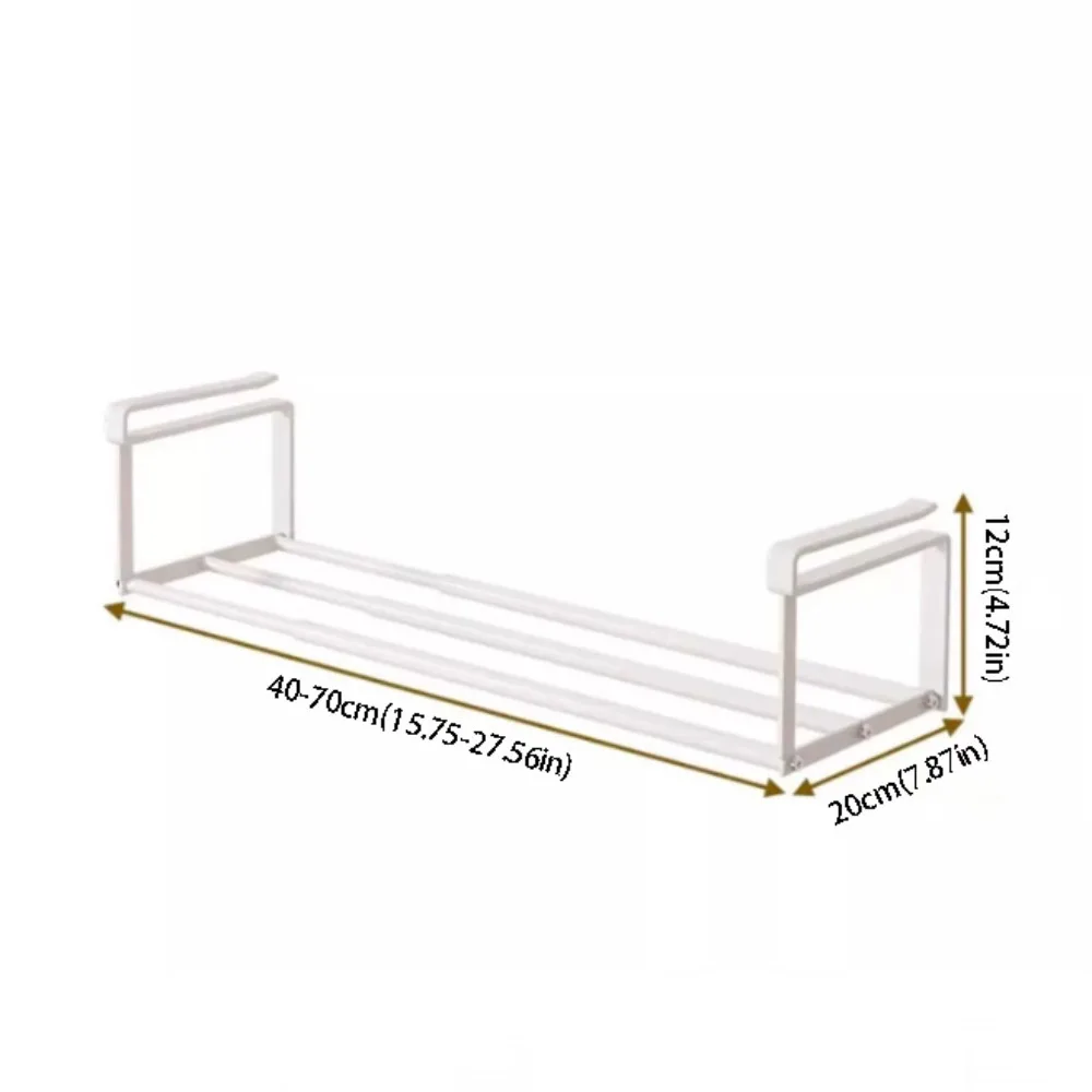 Étagère à chaussures en métal extensible et ajustable, gain de place, nouvelle armoire à chaussures 