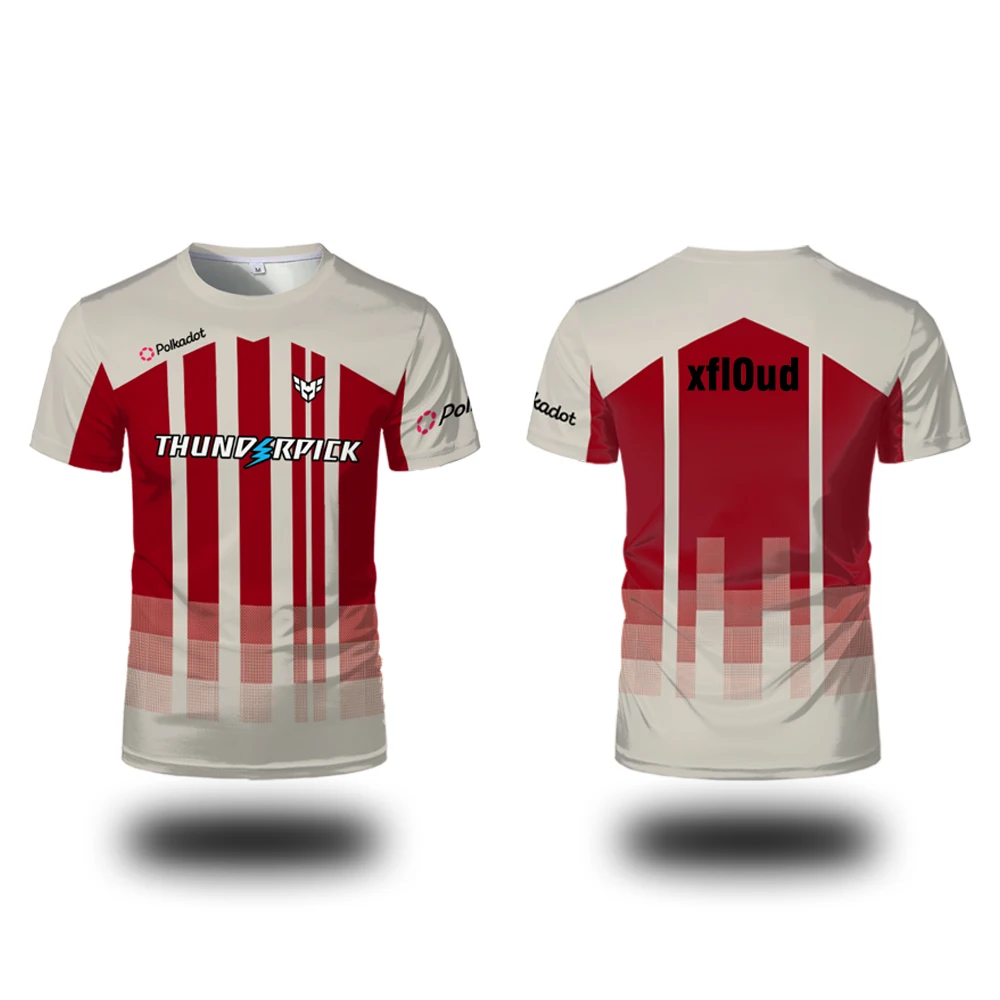 CS2 HEROIC Esports Club الزي الرسمي الجديد الصيف تنفس مخصص الفانيلة للاعبين الرجال والنساء المتضخم تي شيرت بلايز رياضية #2