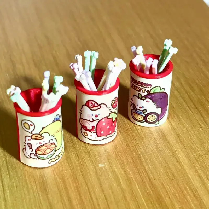 

1 Set Dollhouse Accessories 3D Kawaii Simulation Mini Chopsticks Chopstick Model For Miniature Kitchen Decoration